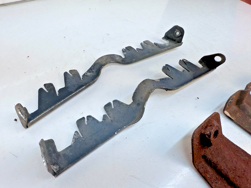 OEM 1960 Chevy Impala PAIR Grille Support Spacer & Misc Brackets B75-40