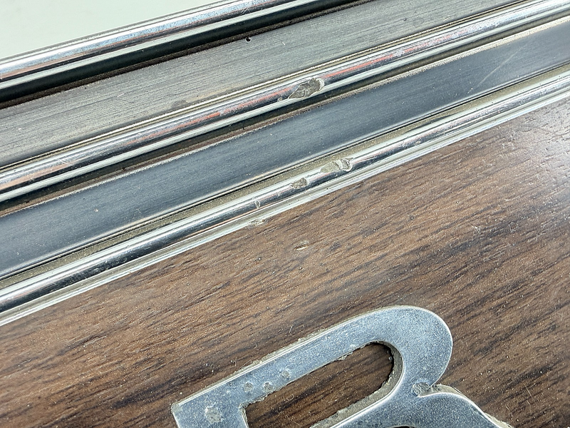 OEM 1967 1969 1970 1971 1972 CHEVY TRUCK BLAZER WOODGRAIN TAILGATE BAND PANEL