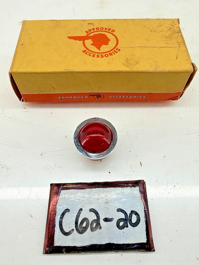 NOS 1964 1965 Pontiac Accessory Hand Brake Signal Lamp LENS GM 984277 C62-20