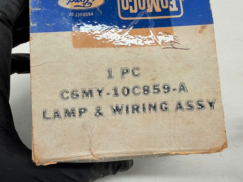 NOS 1966 MERCURY MONTEREY MONTCLAIR COLONY PARK SEAT BELT WARNING LIGHT LAMP C60