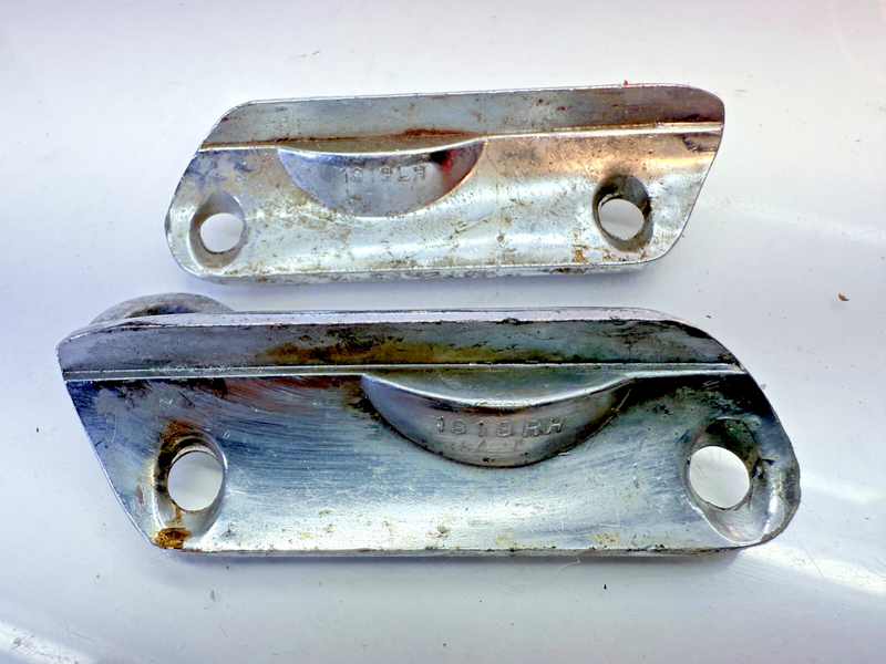 OEM 1958 - 1960 Chevy Impala Convertible Top Latch Mount Striker Plate 59 B60-15