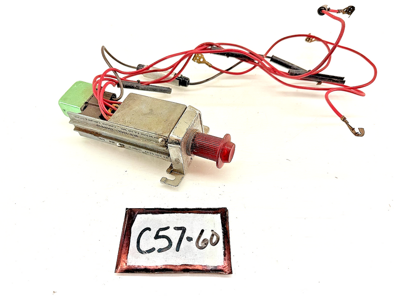 1966 C10 Signal-Stat Flarestat 105 12 Volt Hazard 4 Way Flasher Switch C57-60