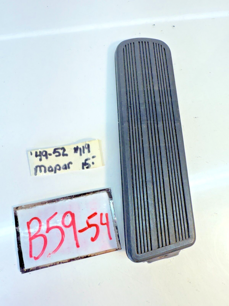 NOS 1949 1950 1951 1952 PLYMOUTH DODGE DESOTO CHRYSLER GAS PEDAL MOPAR B59-54
