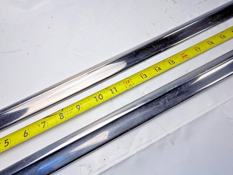 ORIGINAL 1956 CHEVROLET BEL AIR  Pair of FRONT DOOR TRIM Moulding S1-74