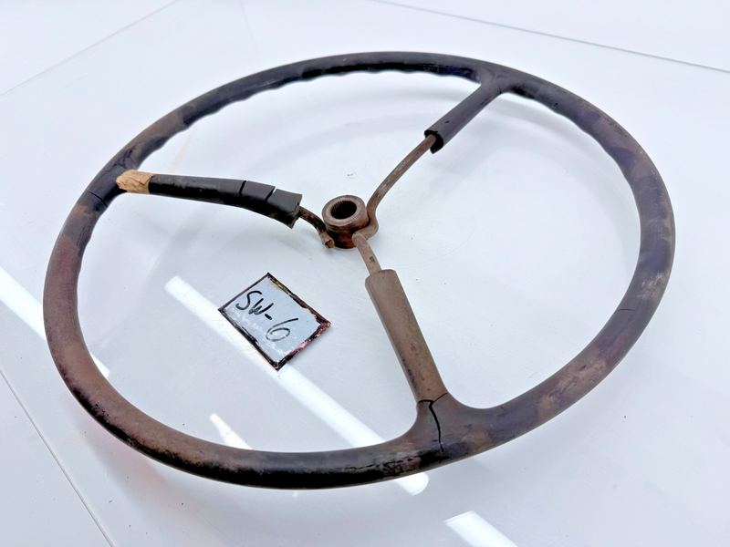 OEM Sheller Jeep Willys CJ 3 Spoke Steering Wheel MILITARY SW-6