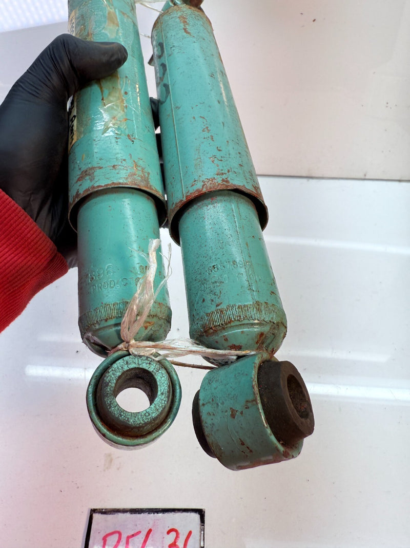 NOS Delco GM 1958 - 1964 Chevy El Camino Superide Rear Shocks Pair H-322 B56-36