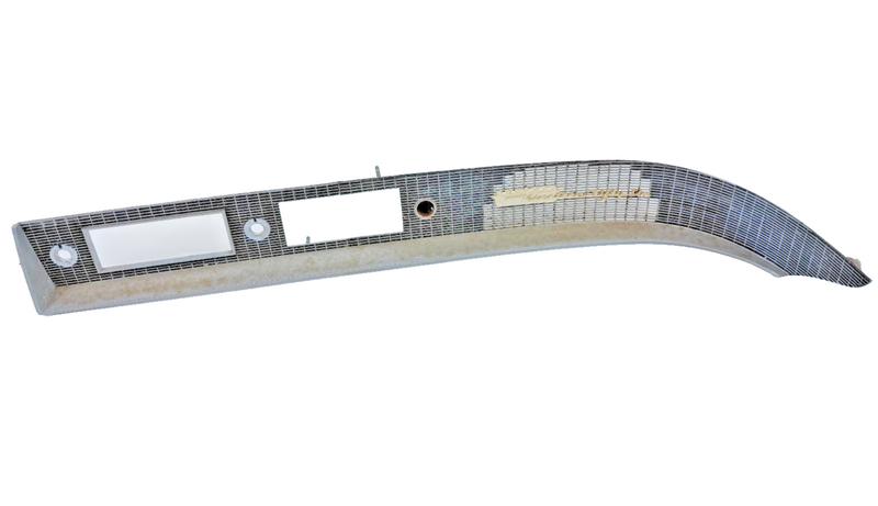 1956 CADILLAC SEDAN COUPE DEVILLE DASH MOLDINGS RADIO HEATER BEZEL TRIM B45-33
