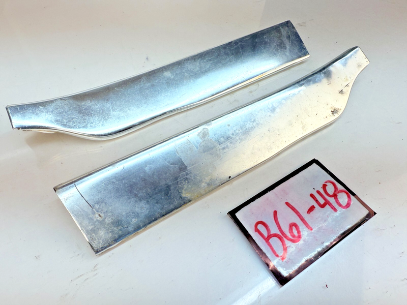 OEM 1960 Chevy Impala Pair Lower Grille Trim Filler Splash Shield Molding B61-48