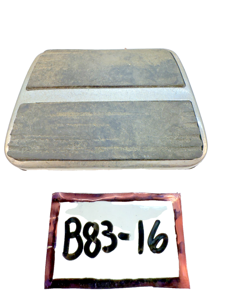 OEM GM 1967 - 1981 Corvette CAMARO FIREBIRD BRAKE/CLUTCH PEDAL PAD & TRIM B83-16
