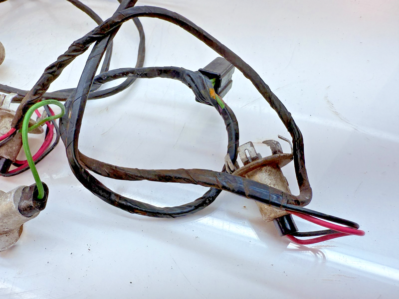 OEM 1960 60 Chevy Impala Rear Light Wiring Harness Rear Section 2 / 4 Door B80-6