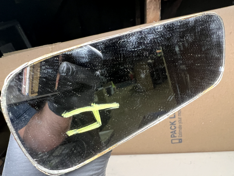 OEM Rear View Mirror 1958-66 Impala Chevelle Caprice Nova Corvette Malibu B24-4