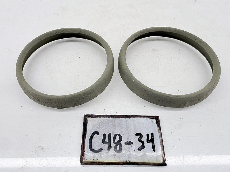 Original Ford GPW Jeep Willys MB Pair of Light Rings C48-34