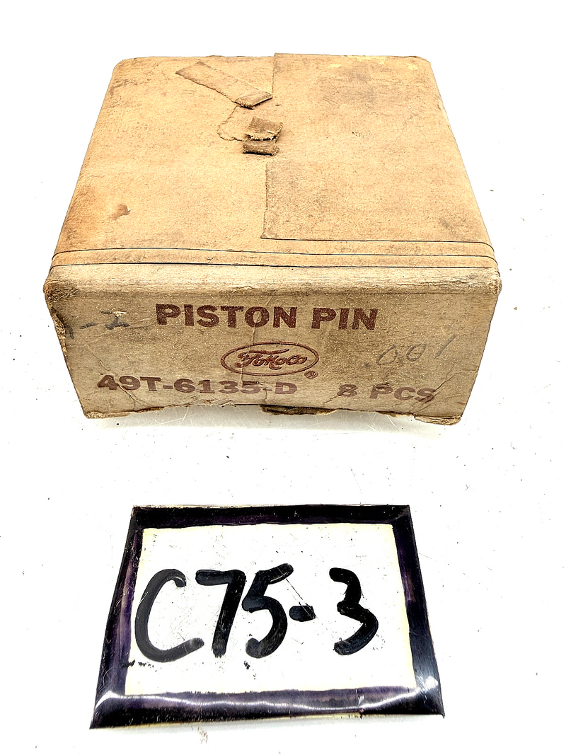 NOS 1939 - 1953 Ford Mercury Piston Pin Set (4) 49T-6135-D C75-3