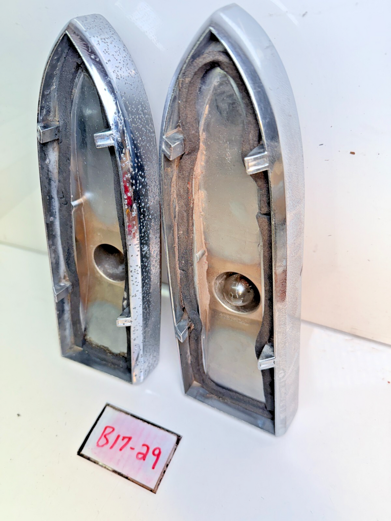 Vintage OEM 1958 EDSEL Pair of RH LH OUTER TAILLIGHT 58 B17-29