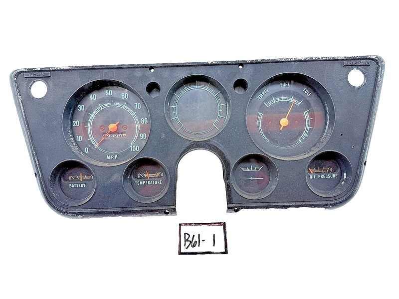 OEM 1967 - 1972 CHEVY C10 K10 Blazer Jimmy SPEEDOMETER Cluster Assembly B61-1
