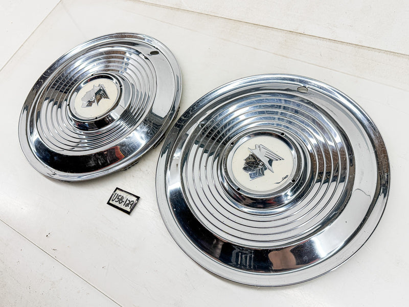 1955 1956 MERCURY MONTCLAIR MONTEREY MEDALIST COUPE HUBCAPS WHEEL COVERS U5B-129