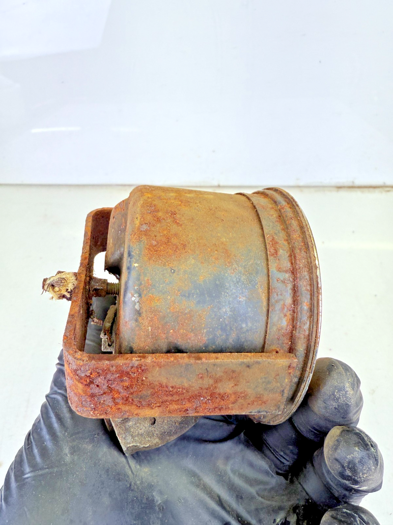 Vintage Stewart Warner? Brass Era Drum Speedometer Rat Rod Model T Ford C27-1