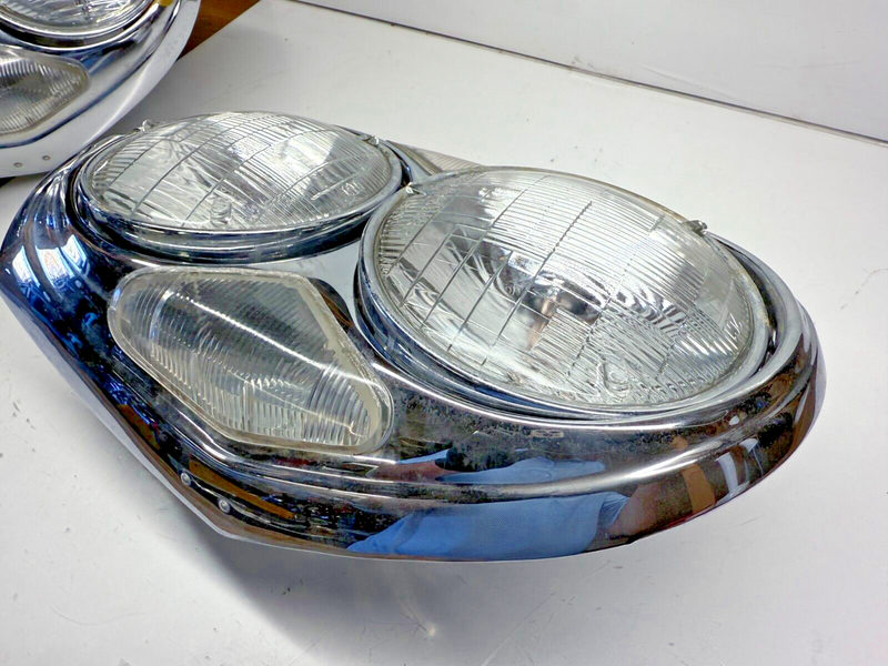ORIGINAL Mercedes W108 W109 W111 W112 Bosch US Headlamps Headlights C8-20