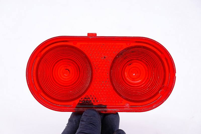 OEM 1950 - 1952 Buick Guide R 40 Lens STIMSONITE Tail Lamp Lens & BEZEL C53-39