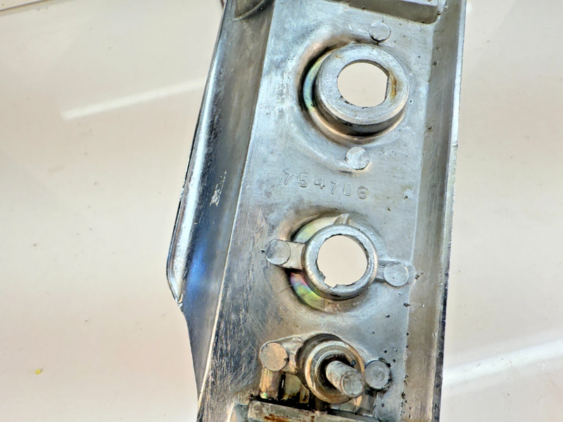 Vintage Lighter Wipers Chrome Dash Panel Part # CB17520 754706 B64-9