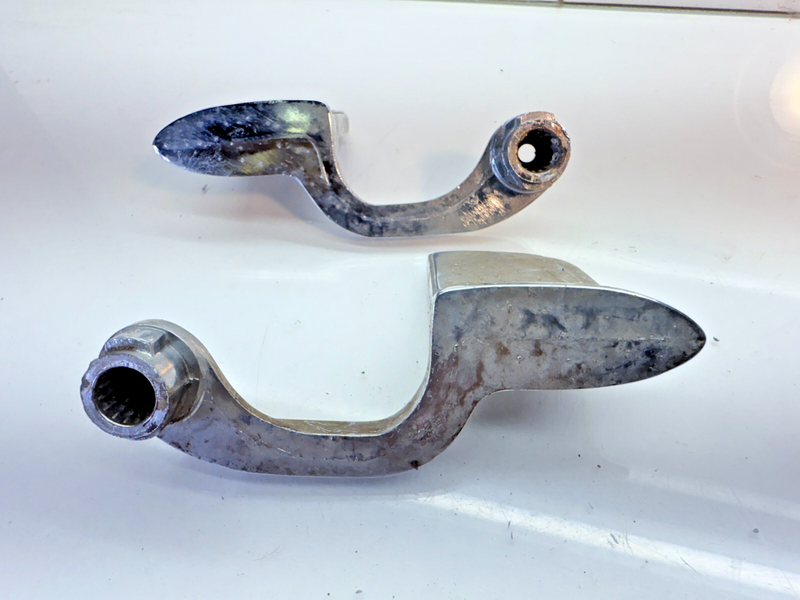 Vintage OEM GM 1959 - 1967 Impala Cutlass Paddle Interior Door Handles 60 B60-21