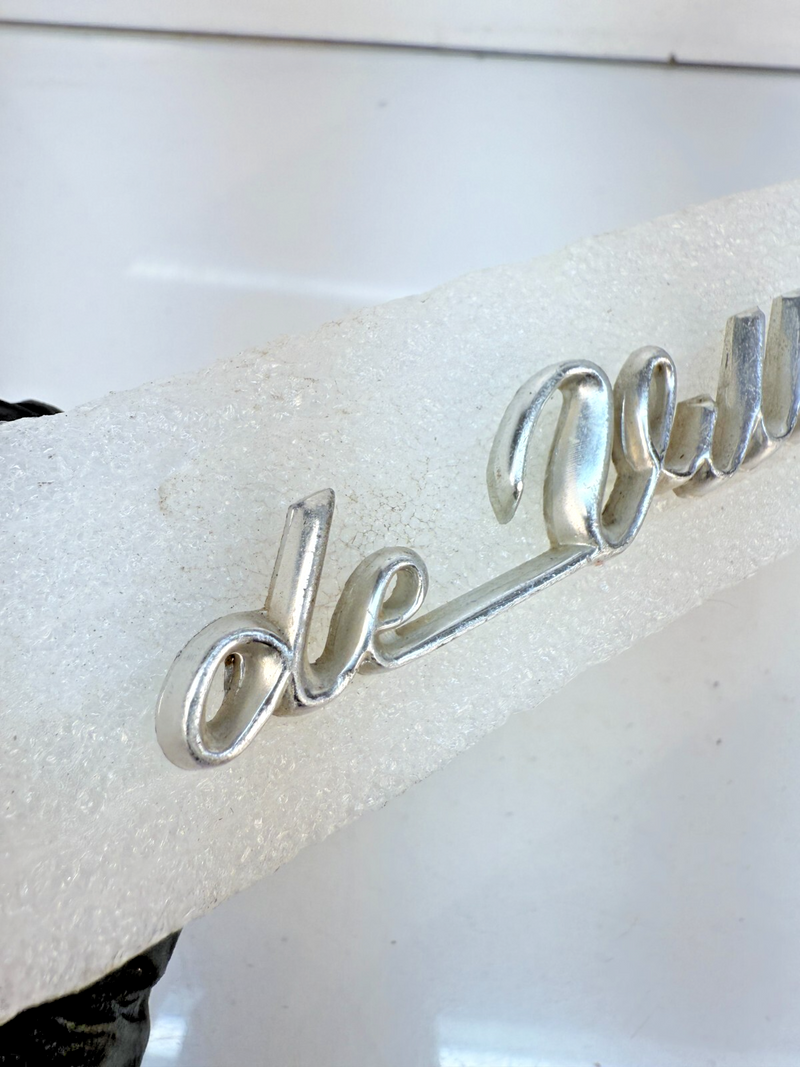 OEM 1965 - 1970 CADILLAC COUPE DE VILLE 66 67 68 METAL EMBLEM 1483602 B32-263