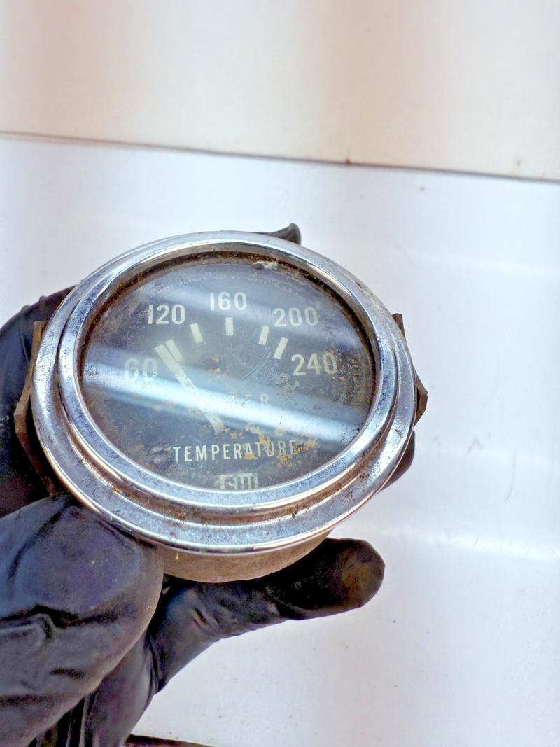 Vintage OEM Stewart Warner Aircraft Water Temperature Indicator 429724 B75-30
