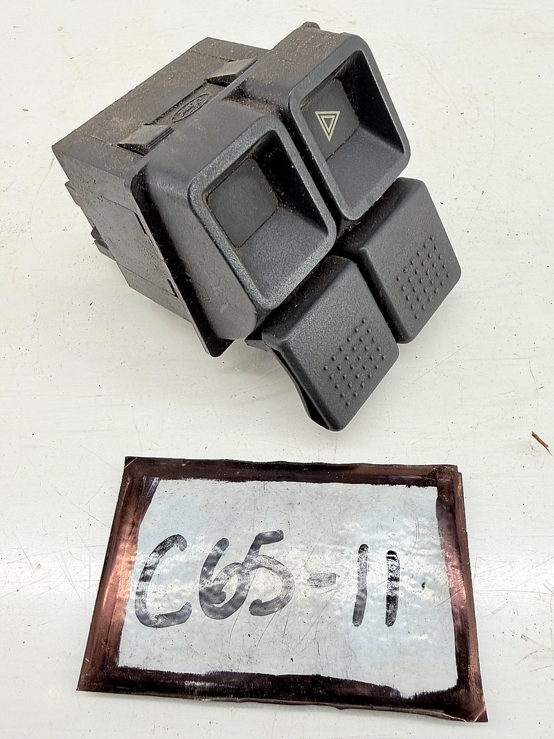 OEM 1987 - 1993 Ford Mustang Coupe Hatchback Hazard Switch E7ZB-13A350-AD C65-11