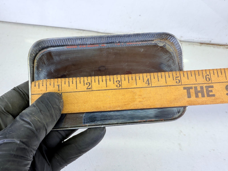 Vintage Accessory 5" Chrome Clamp on Truck Side View Mirror C27-28
