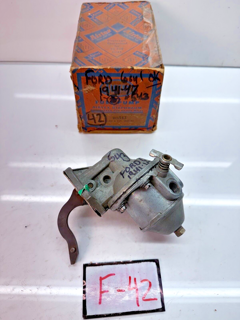 NORS AC 1941 - 1947 Ford 6 Cylinder 543 FUEL PUMP 41 42 43 44 45 46 47 F-42