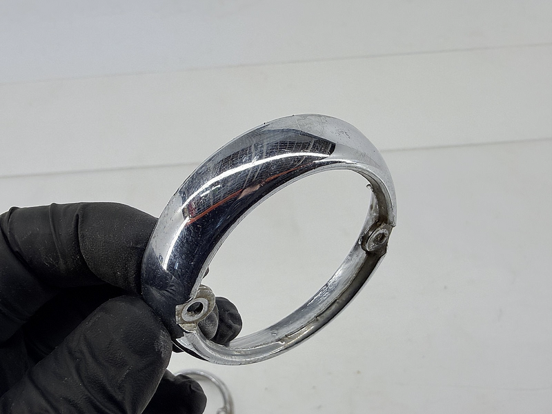 Vintage OEM 1955-1963 WILLYS Parking Lamp Light BEZELS Glass LENS KADH 21689 C49