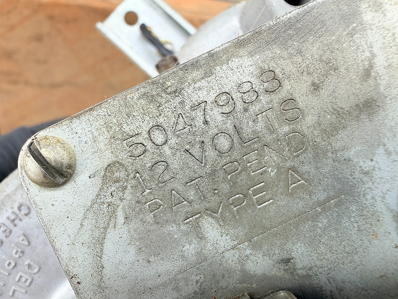 NOS 1955 - 1957 Chevy Corvette Bel Air Electric Windshield Wiper Motor 5047988