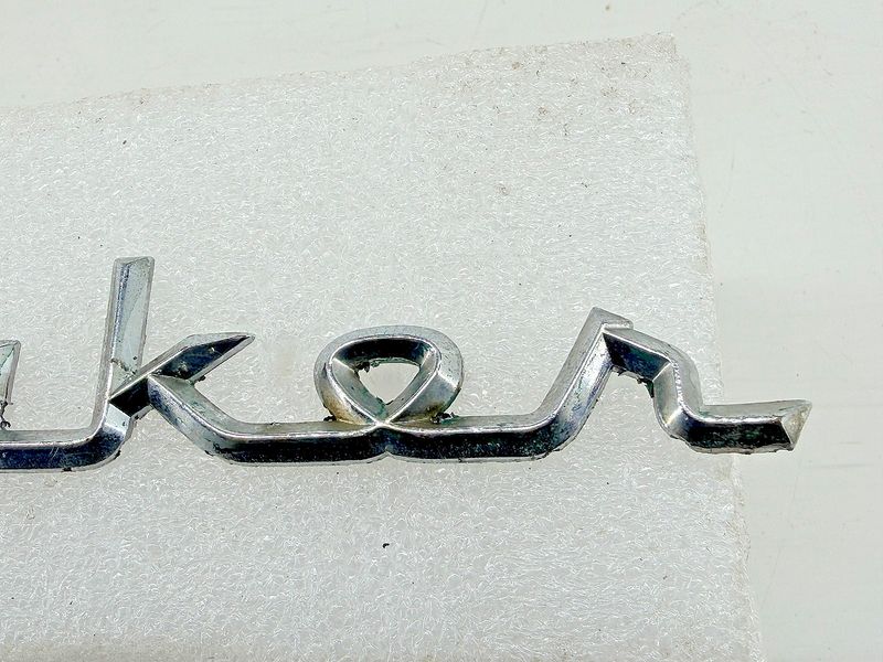 OEM 1956 - 1963 Studebaker Dry Desert Emblem Script Trunk Lid 1314300 E9-79