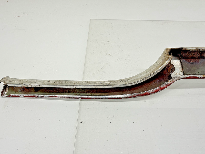 OEM 1964 Chevy Impala Belair Biscayne Hood Lip Molding Above Grille Aluminum