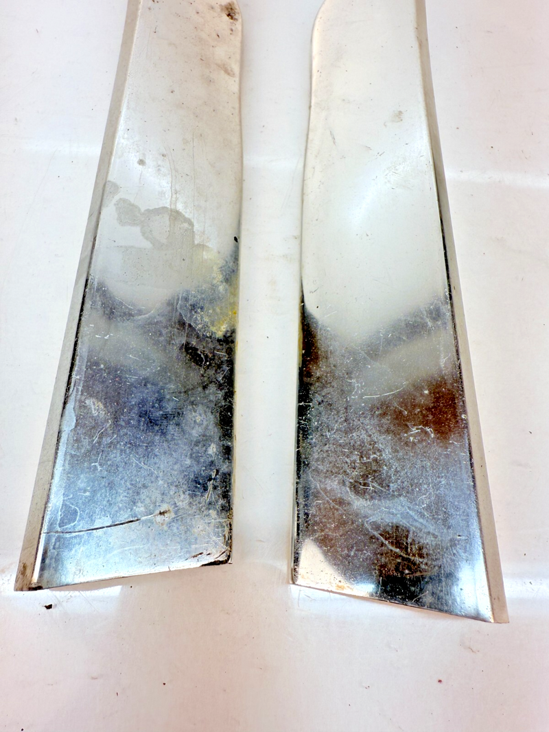OEM 1960 Chevy Impala Pair Lower Grille Trim Filler Splash Shield Molding B61-48