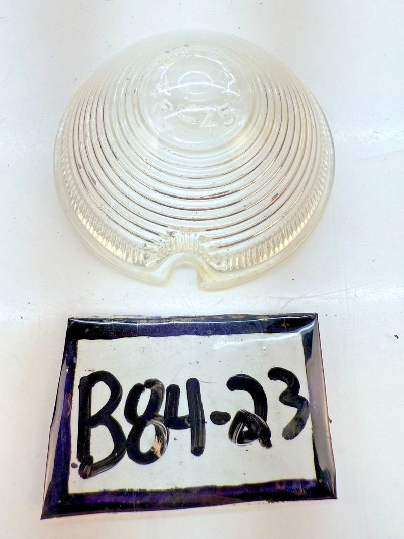 OEM 1946 - 1954 BUICK CADILLAC Guide F-45 CLEAR GLASS PARKING LENS GM B84-23