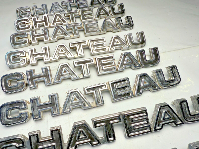 (1) OEM 1975-1979 Ford E100 E150 E250 Econoline Van CHATEAU EMBLEM B32-186