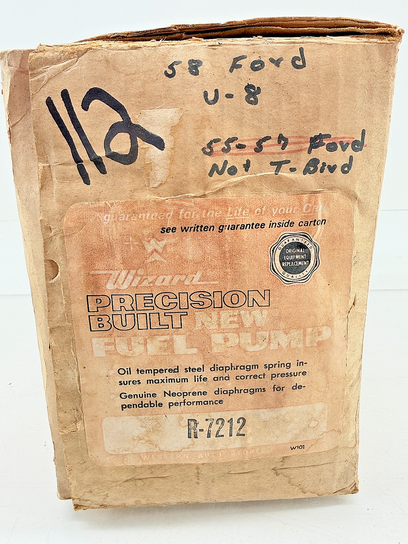 OEM 1958 - 1960 FORD TRUCK MERCURY V8 FUEL SYSTEM PUMP 4487 F-112