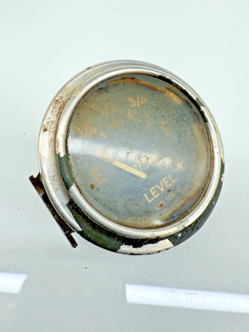 Stewart Warner Fuel Gauge Willys M38A1 Jeep G758 7728852 418211 SW 505-C C36-44