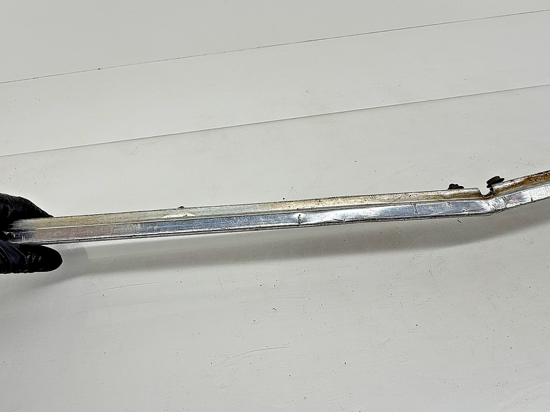 OEM 1964 Chevy Impala Belair Biscayne Hood Lip Molding Above Grille Aluminum