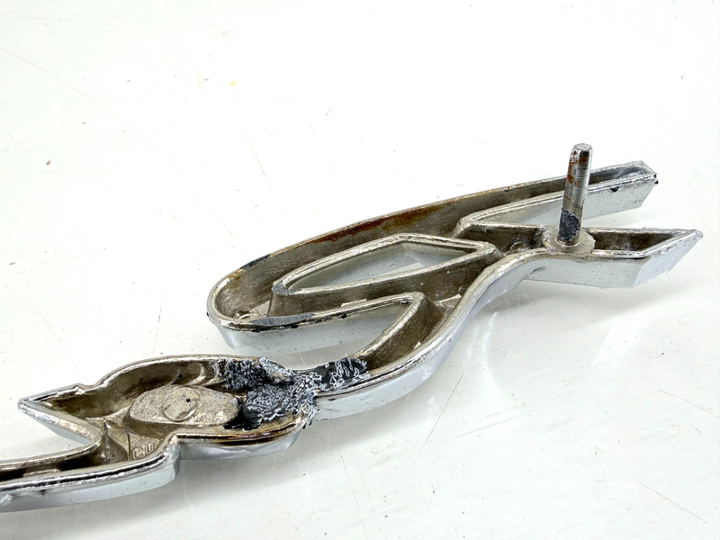 OEM 1966 1967 Ford Ranch Wagon Fender Chrome Emblem C69-25