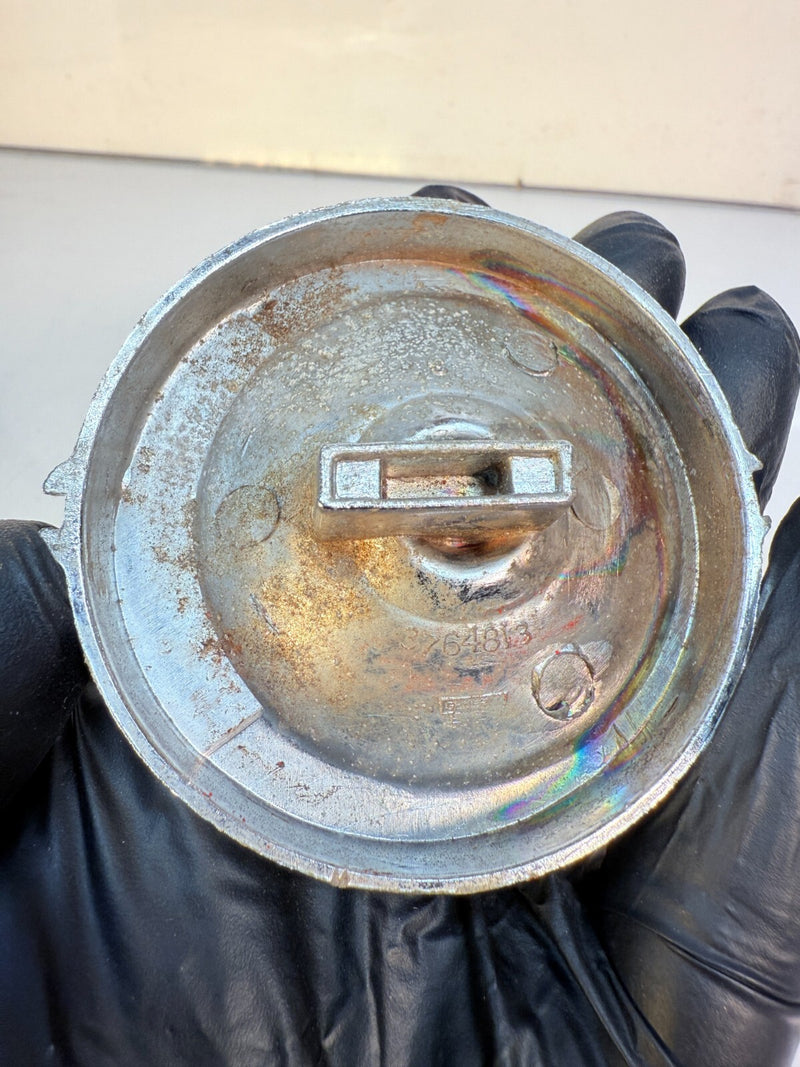 OEM 1959 1960 CHEVROLET IMPALA BELAIR BISCAYNE CLOCK DELETE PLATE 3764813 B60-60