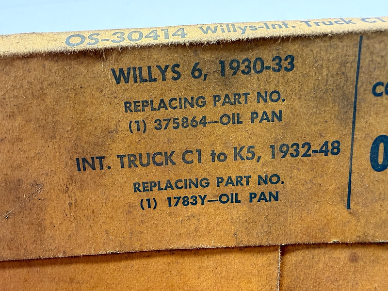 NOS 1930 - 1948 Willys 6 International Truck C1 TO K5 OS-30414 B54-65