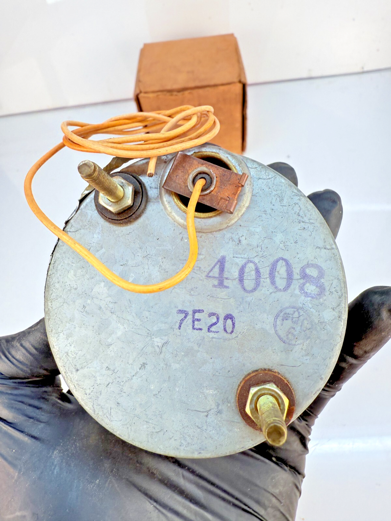 Vintage Original NOS 1960's Faria Tachometer 4,000 4K RPM B62-12