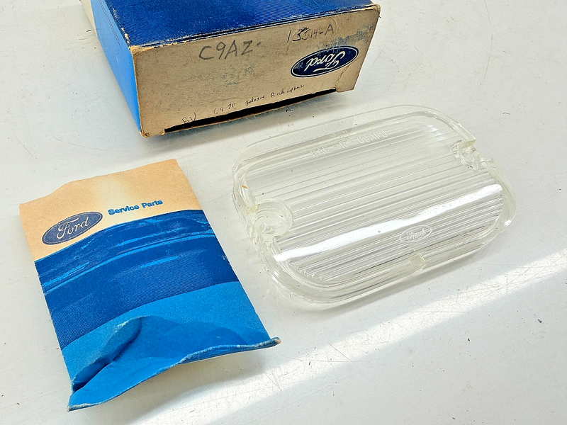 NOS 1969 - 1970 FORD Galaxie Backup Light Lens C9AZ-15514-A C57-64