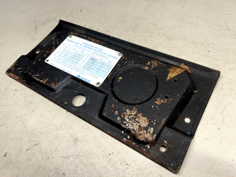 OEM 1966 Barracuda Glove Box Lid 66 Cuda Mopar B20