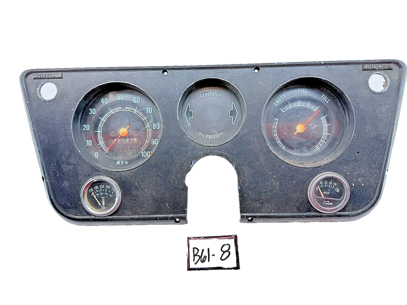 OEM 1967 - 1972 CHEVY C10 K10 Blazer Jimmy SPEEDOMETER Cluster Assembly B61-8