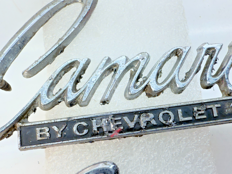 OEM 1968 - 1969 Camaro By Chevrolet Trunk Emblem 7752901 E5-43