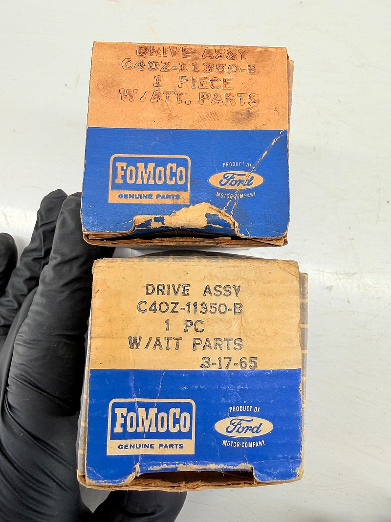 (1) NOS 1964 1965 FORD FALCON FAIRLANE STARTER DRIVE C4OZ-11350-B C56-56