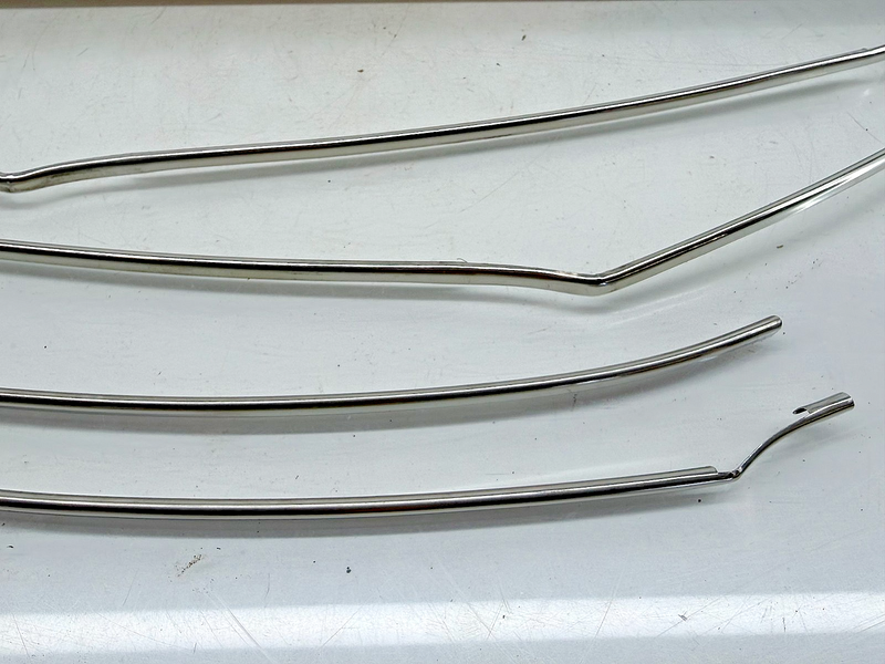 NOS 1968 1969 Fairlane 500 Torino DOOR EDGE GUARDS KIT 4DR C80Z-5420910-A B41-16